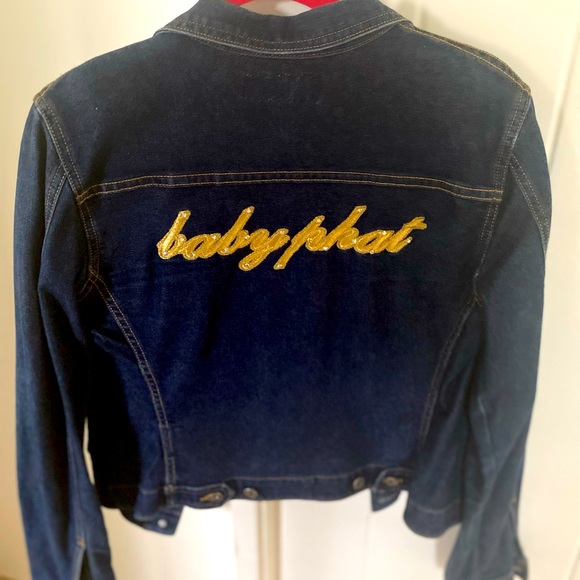 Kimora Lee Simmons Vintage Baby Phat Jacket Jeans Jacket In